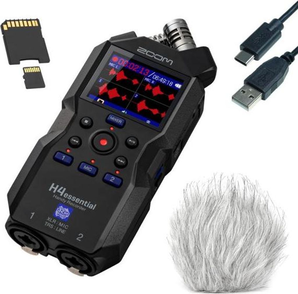 Zoom Audio-Recorder H4essential mit Zubehör-Set Produktbild 
