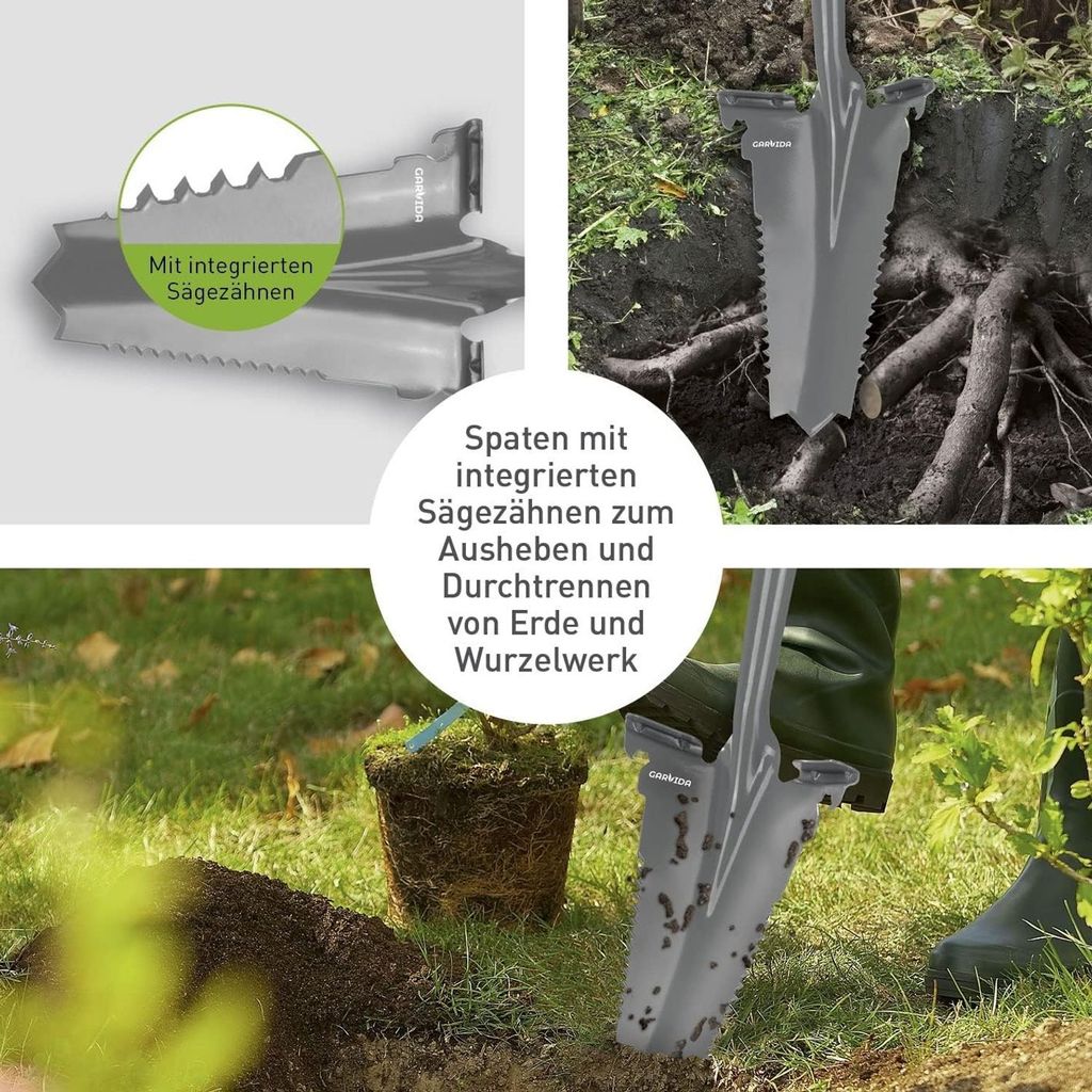GARVIDA Spaten & Wurzelsäge 114 cm Kaufland.de