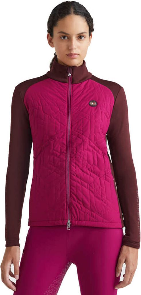 Tommy Hilfiger Equestrian Damen Eco-Loft Trainingsjacke ITALIEN WINE HW 22, Größe:M