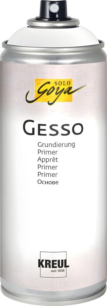 SOLO GOYA Gesso Weiß 400 ml Spray Produktbild 