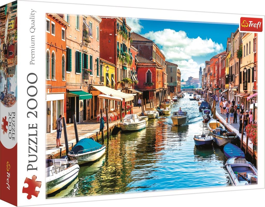 Trefl Puzzle Murano Insel, Venedig, 2000 Teile, 96.1 x 68.2 Immagine del prodotto 
