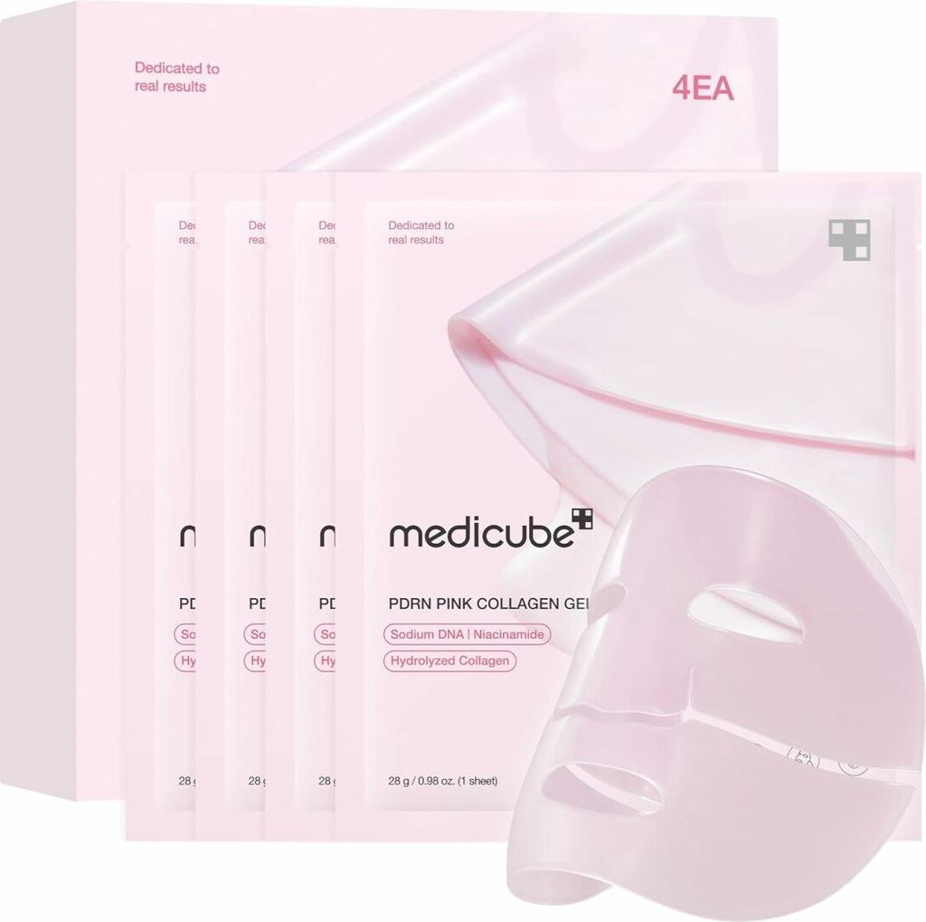 Medicube PDRN Pink Collagen Gel Mask 4er Pack Zdjęcie produktu 