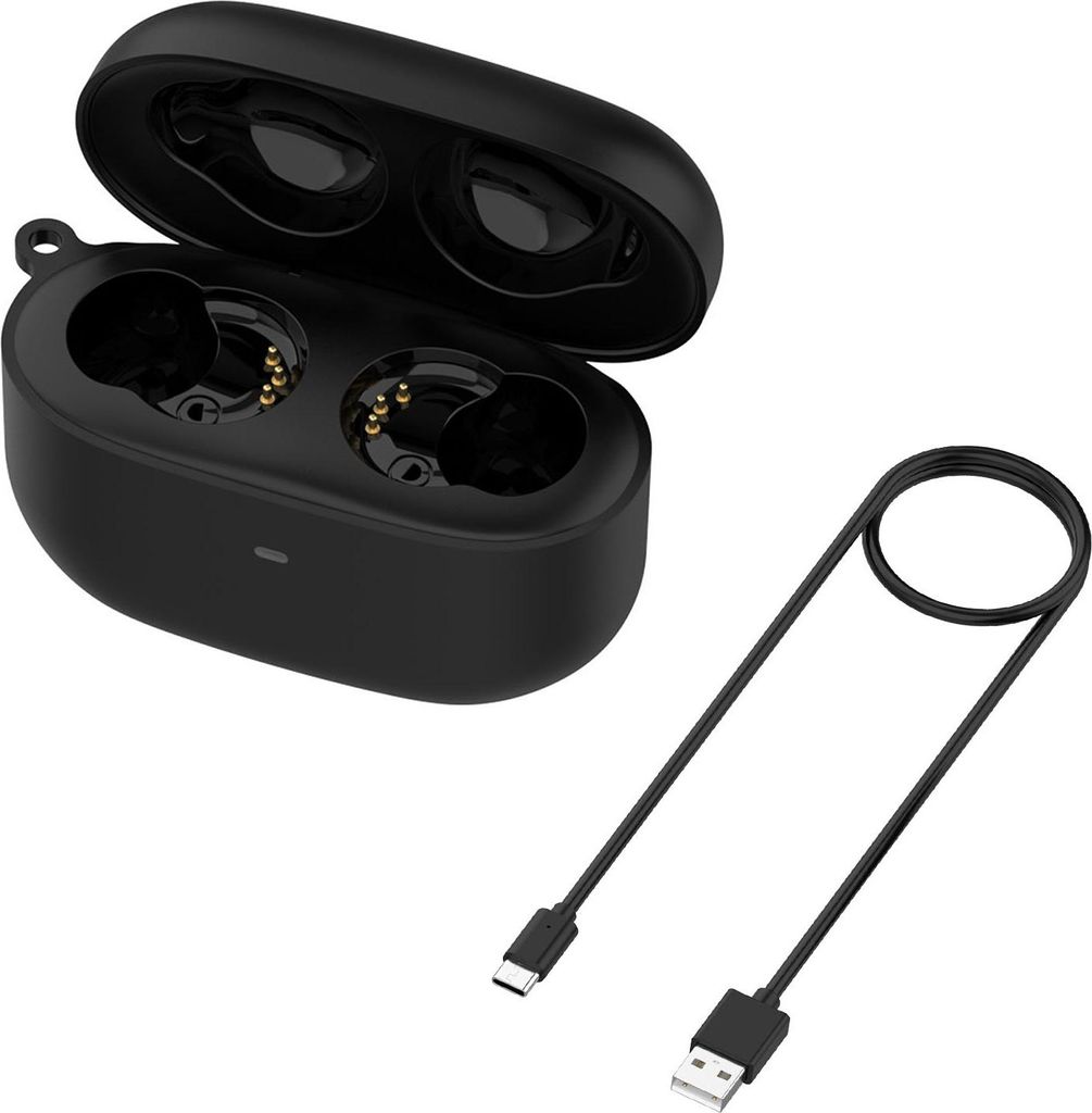 Ladehülle passend für LinkBuds S kabellose Ohrhörer mit Geräuschunterdrückung, Ersatzladegerät mit USB-C-Kabel, 590 mAh, Schwarz