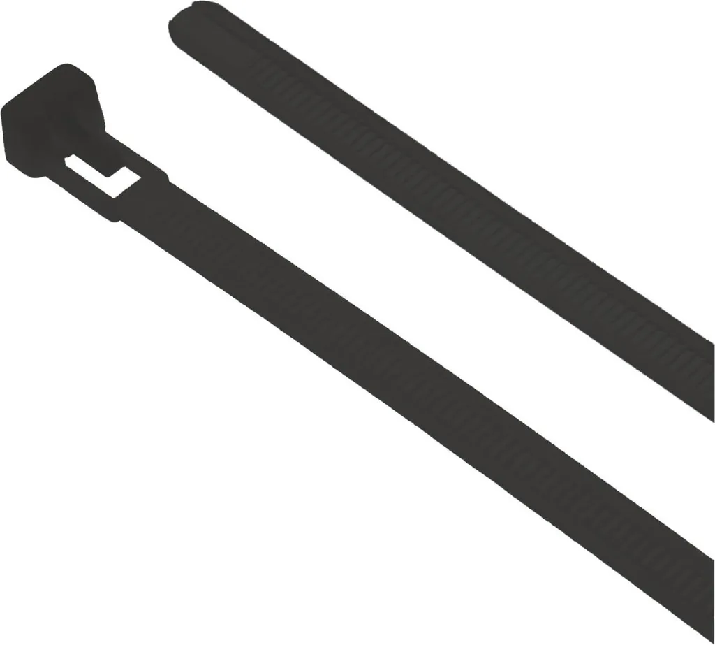 Fascette Riutilizzabili 370x7,6mm in Poliuretano - Kit 100 Pezzi Professionali