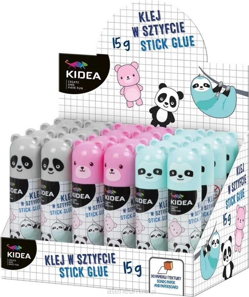 Klej w sztyfcie z figurką 15 g Display 24 sztuki Zdjęcie produktu 