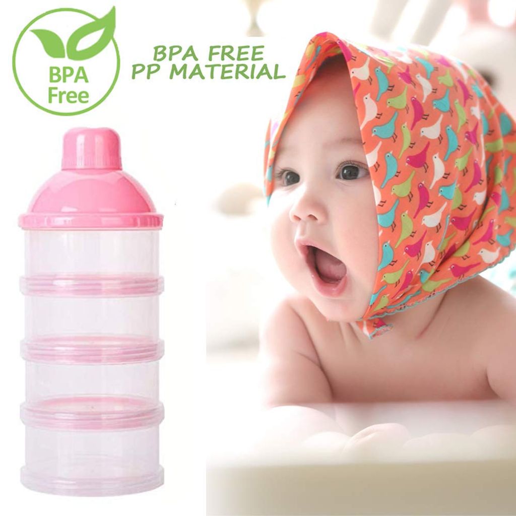 Milchpulver Portionierer Formula Spender stapelbar Reise Snack Behälter BPA 