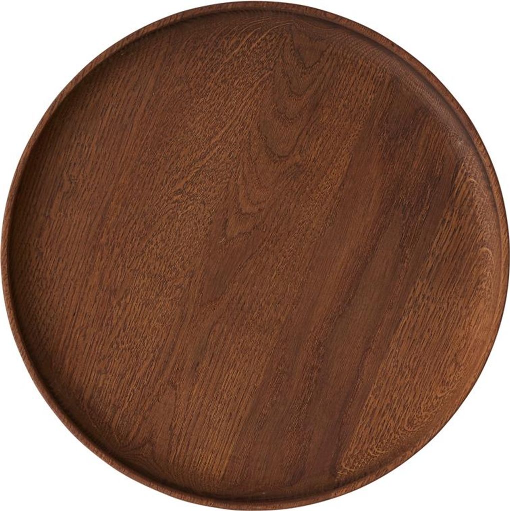 OYOY LIVING Serviertabletts L30xW30xH4,7 braun