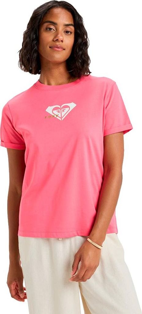 Roxy Vl Oceanregular Corpo Kurzarm-t-shirt Rosa XS Frau Rosa XS