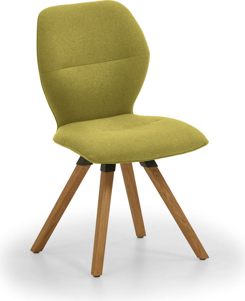 Niehoff Sitzmöbel Merlot Design-Stuhl Stativ-Gestell Massivholz/Stoff Venice