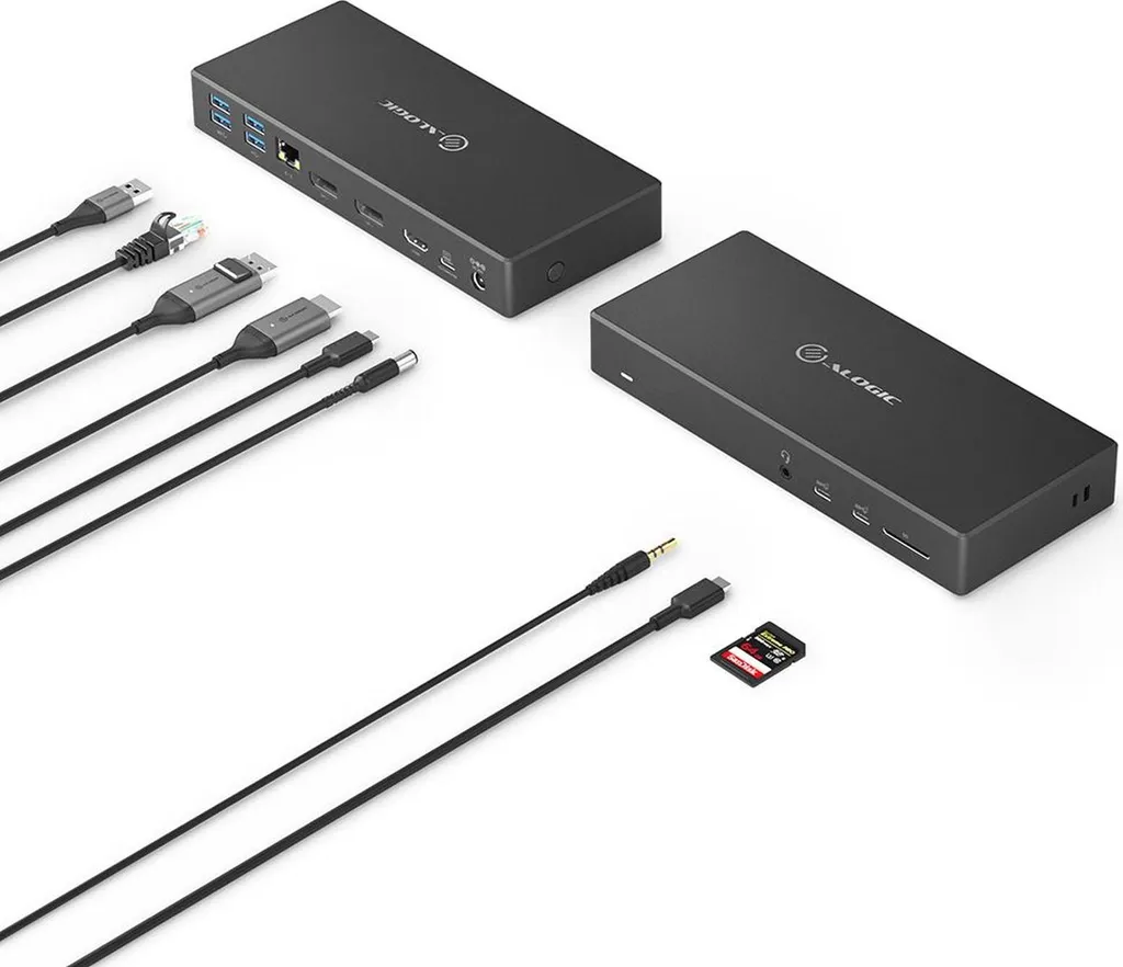 Alogic Docking Station USB-C Triple Affichage Noir - Station Universelle