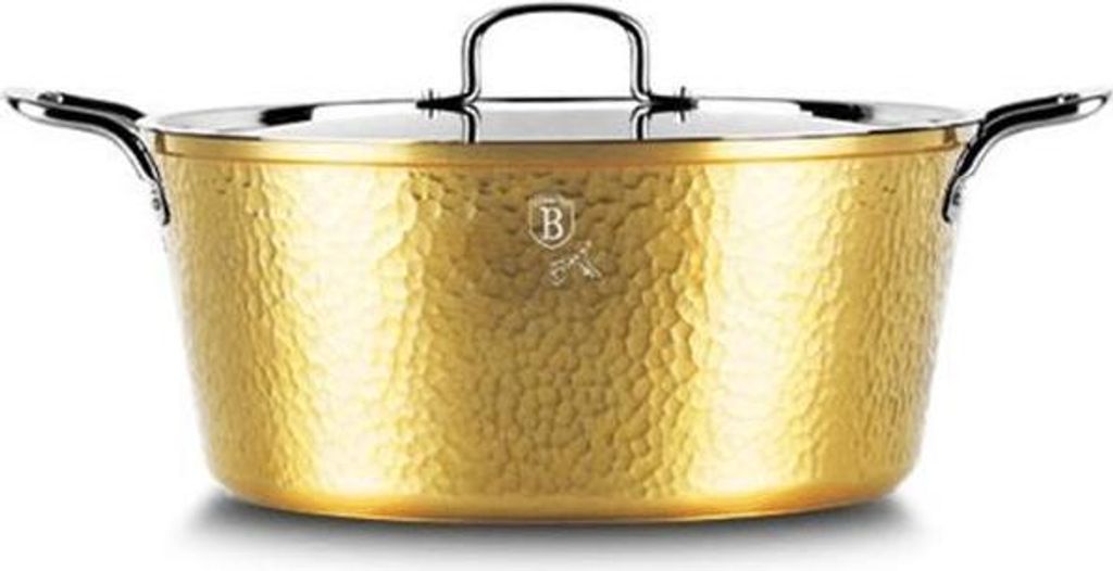 Vaso 20 cm Berlinger Haus BH7747 oro martellato Immagine del prodotto 
