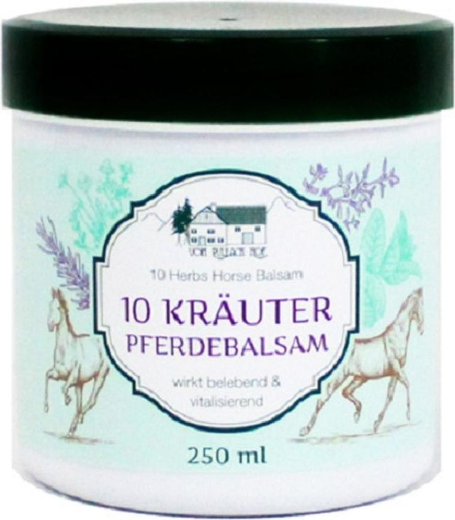 2x 250ml Pferdebalsam 10 Kräuter Pferdesalbe Salbe Balsam G2
