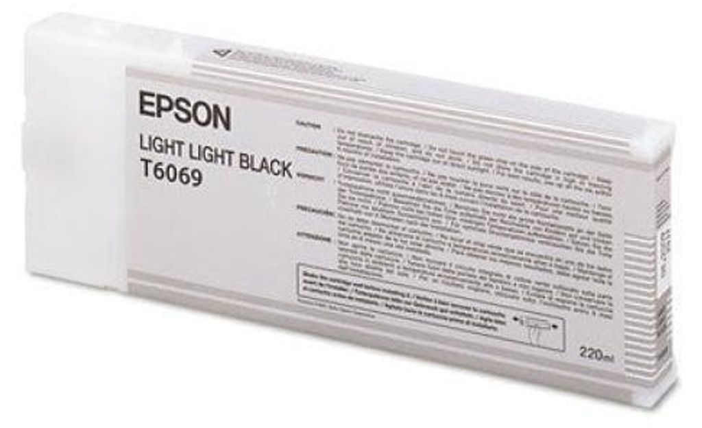 Epson Wkład atramentowy Light Black T606700 220 ml, Jasna Zdjęcie produktu 