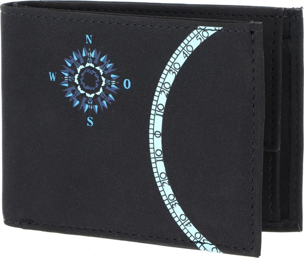 oxmox portafoglio New Cryptan Pocketbörse Windrose Print Immagine del prodotto 