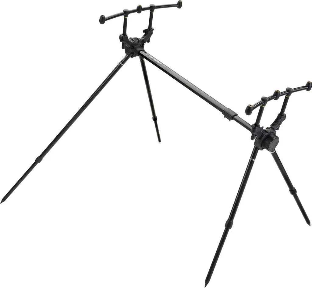 Rod Pod Bent Hopper Anaconda avec Pieds Ajustables et Cadre Aluminium Noir