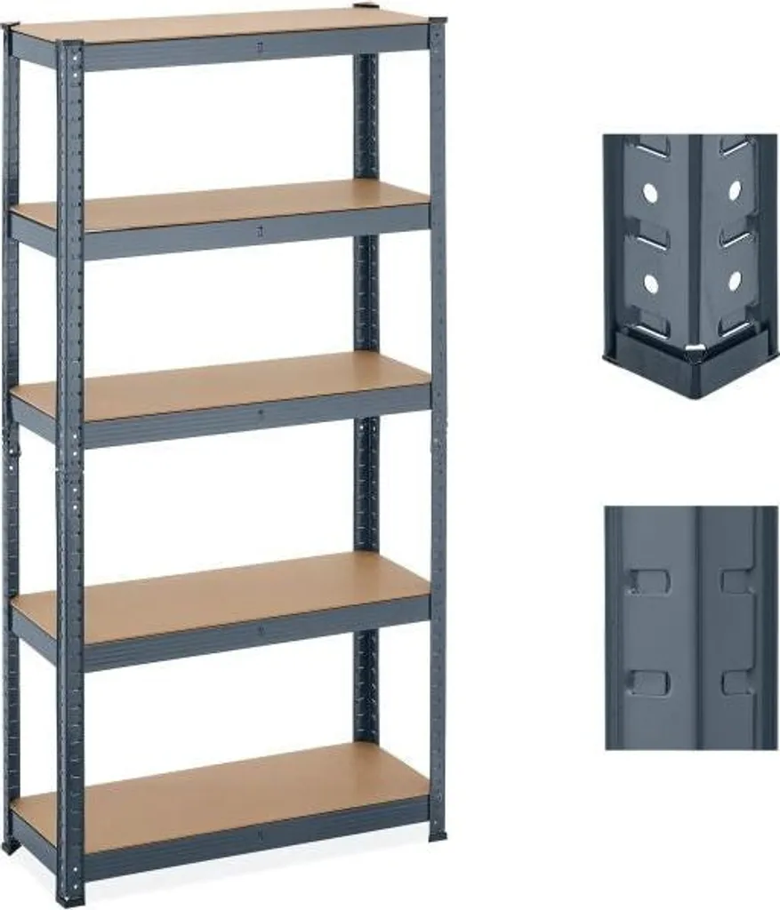 Étagère de stockage 5 niveaux stable : finissez-en avec le désordre