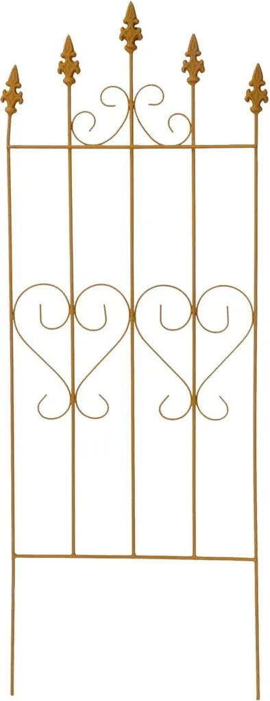 Tuteur Treillis Coeur Grille 100 cm Support de Croissance Extérieur
