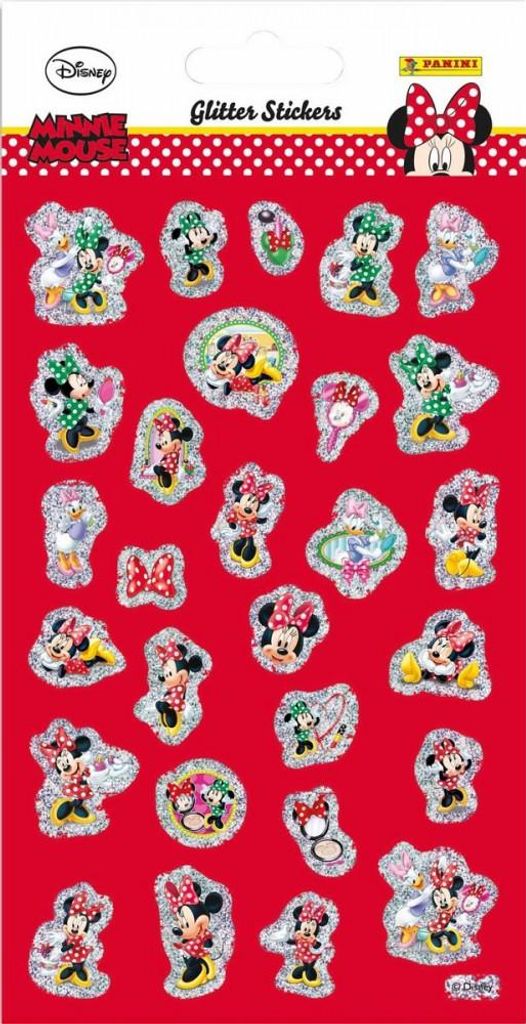 Sticker Minnie Mouse -17b- Crystal Glitter Produktbild 