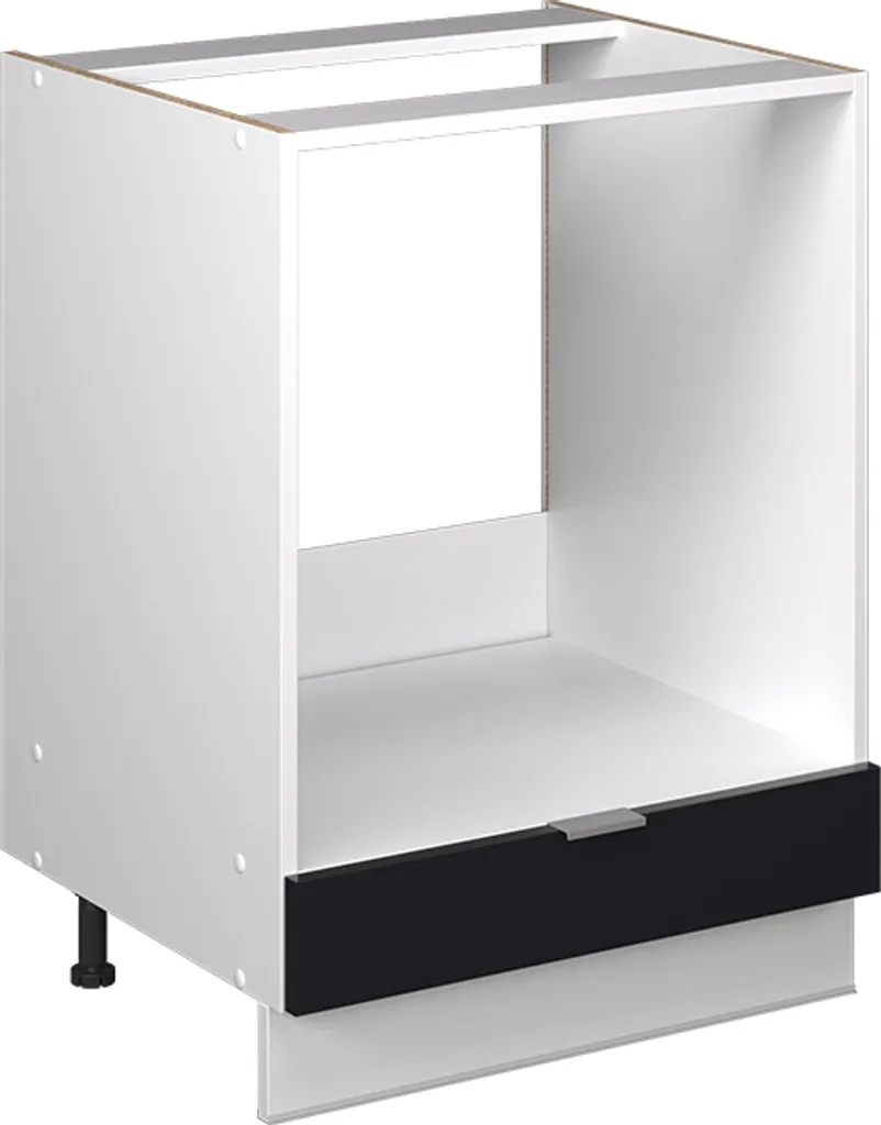Vicco Fame-Line Mobile per Forno 60 cm: Cucina Componibile Nero Rigato