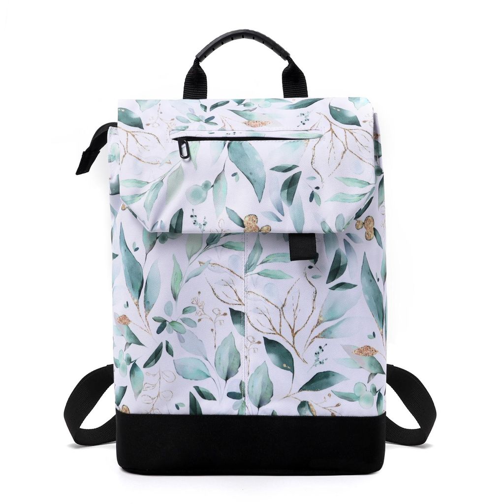 Freizeitrucksack Rucksack Damen Elegant Daypack Wasserdichter Tagesrucksack mit Laptopfach 15.6Zoll & Anti Diebstahl Tasche für Reise Schule (Weiss)