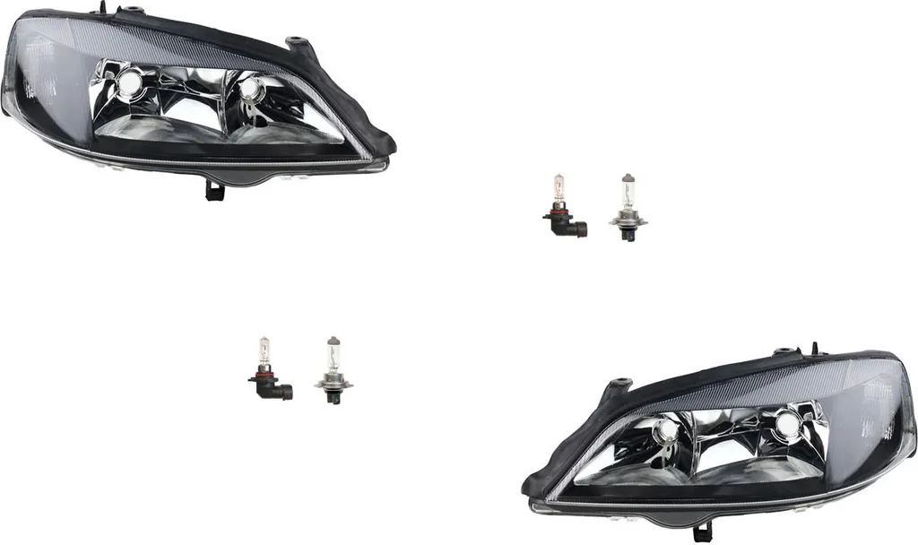 Set Fari Johns Opel Astra G Neri + Osram Night Breaker Laser H7