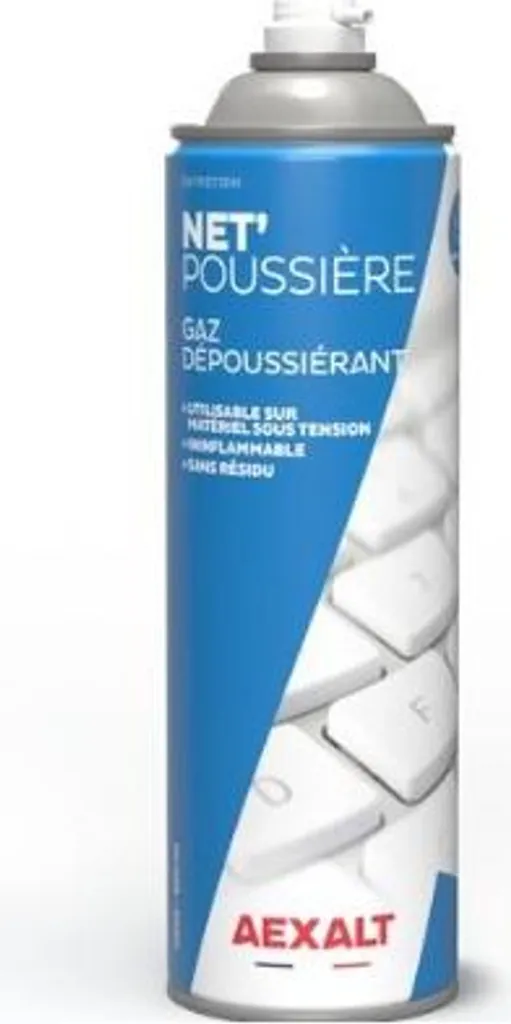 Nettoyant air sec Net'Poussière 650 ml pour claviers et composants PC