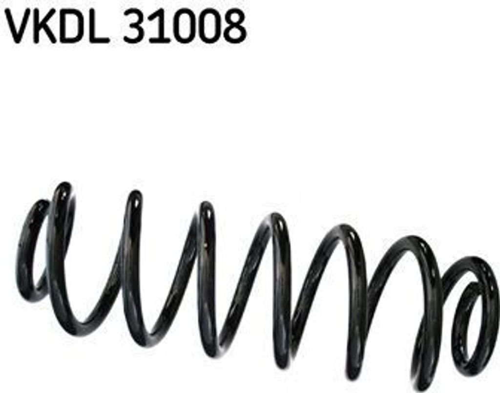 SKF VKDL 31008 Fahrwerksfeder OE 3C0511115AD kompatibel mit Passat 3C, Passat 3B, Tiguan