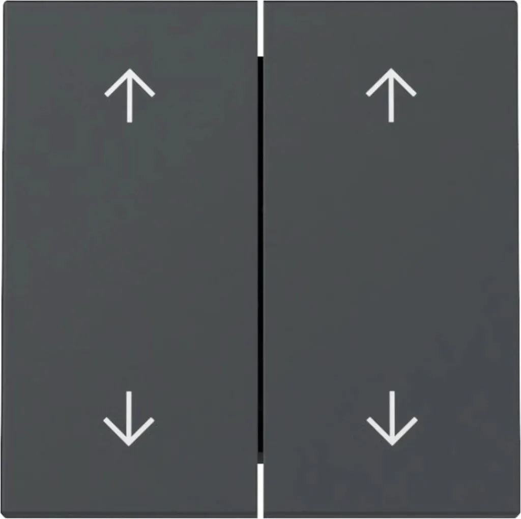 Bascule Gira 2f Anthracite à Flèches pour Système 55 - Qualité Durable