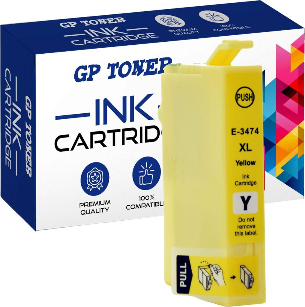 DRUCKER PATRONEN für EPSON 34XL WorkForce Pro WF-3725 DWF WF-3720 DW WF-3720 DWF - Gelb