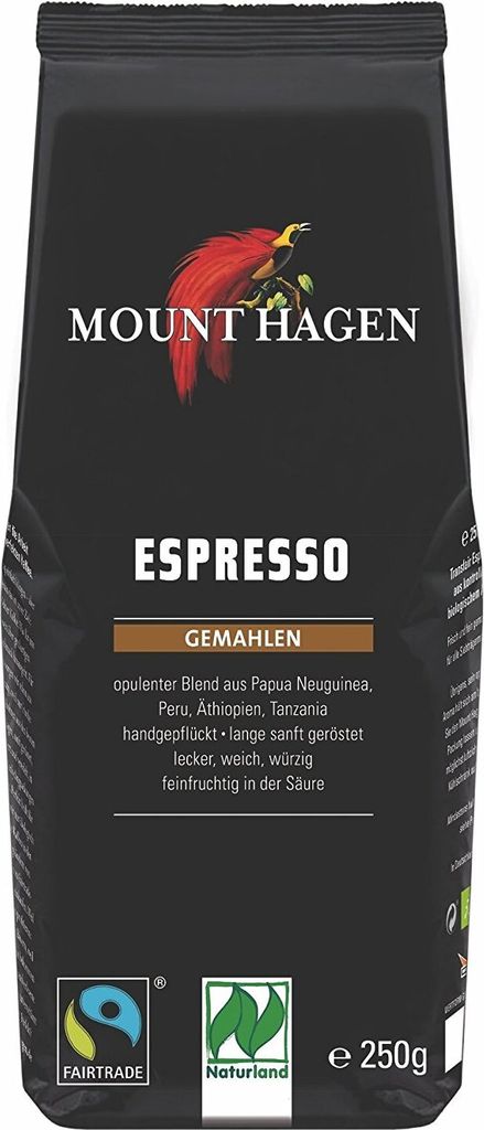 100 % ARABICA-ESPRESSO-KAFFEE, GEMAHLEN, FAIRTRADE, , 250 g Produktbild 