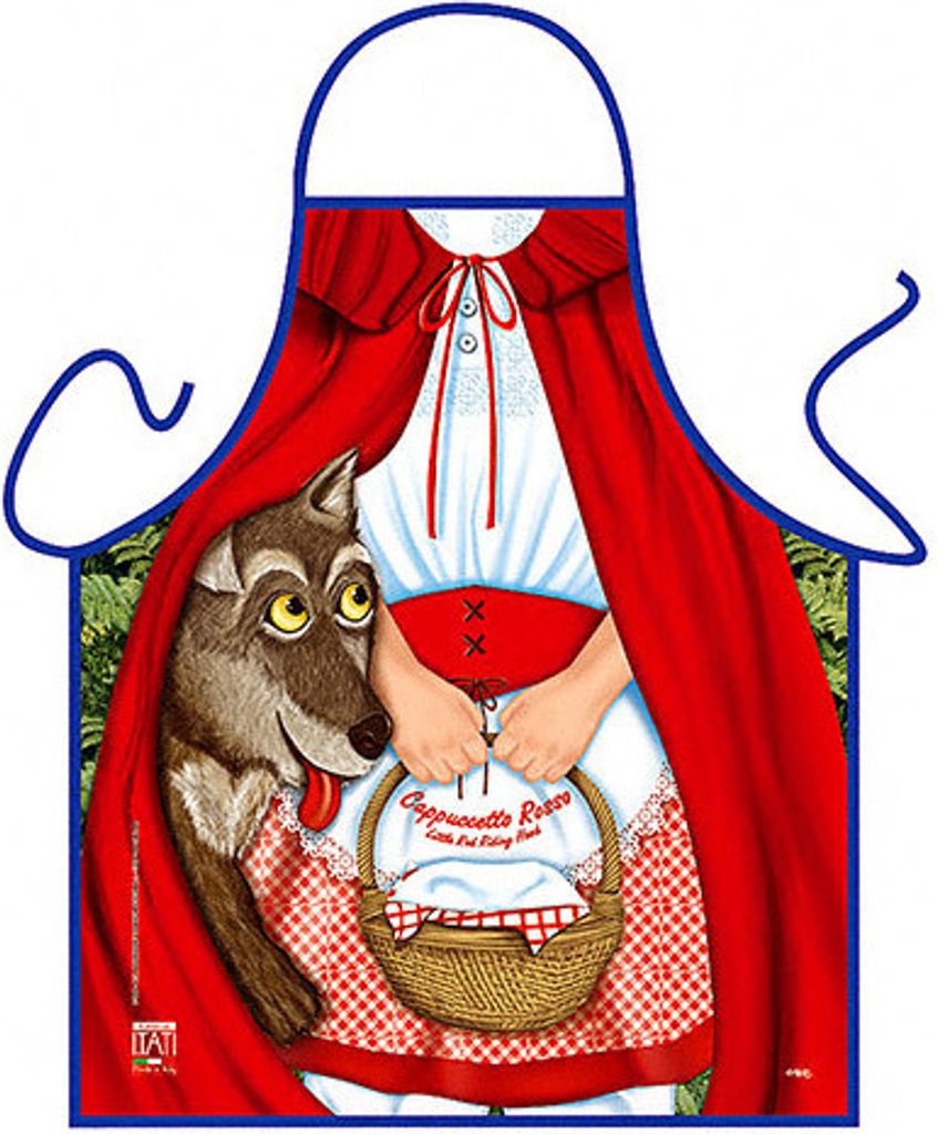 Kinderschürze Rotkäppchen