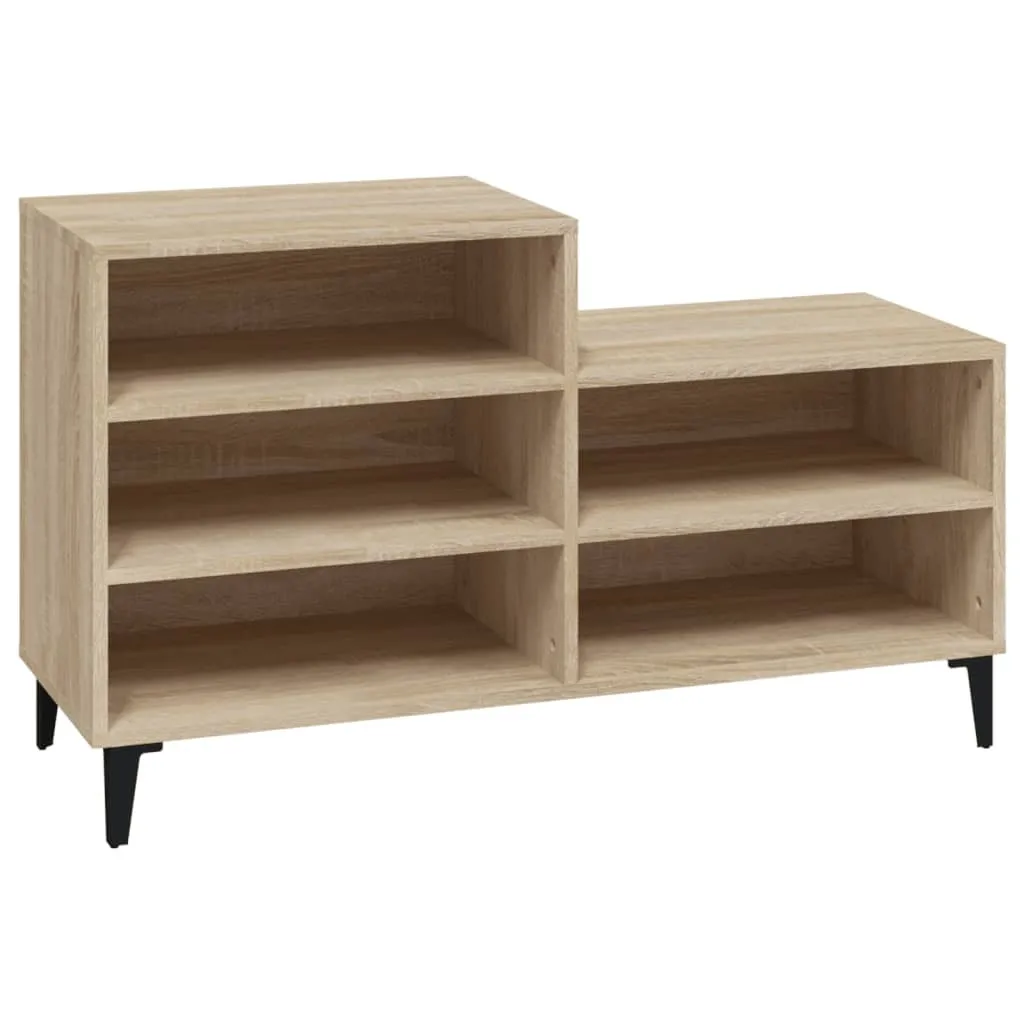 Mobile Porta Scarpe 102 cm Rovere Sonoma - Arredo Design Moderno