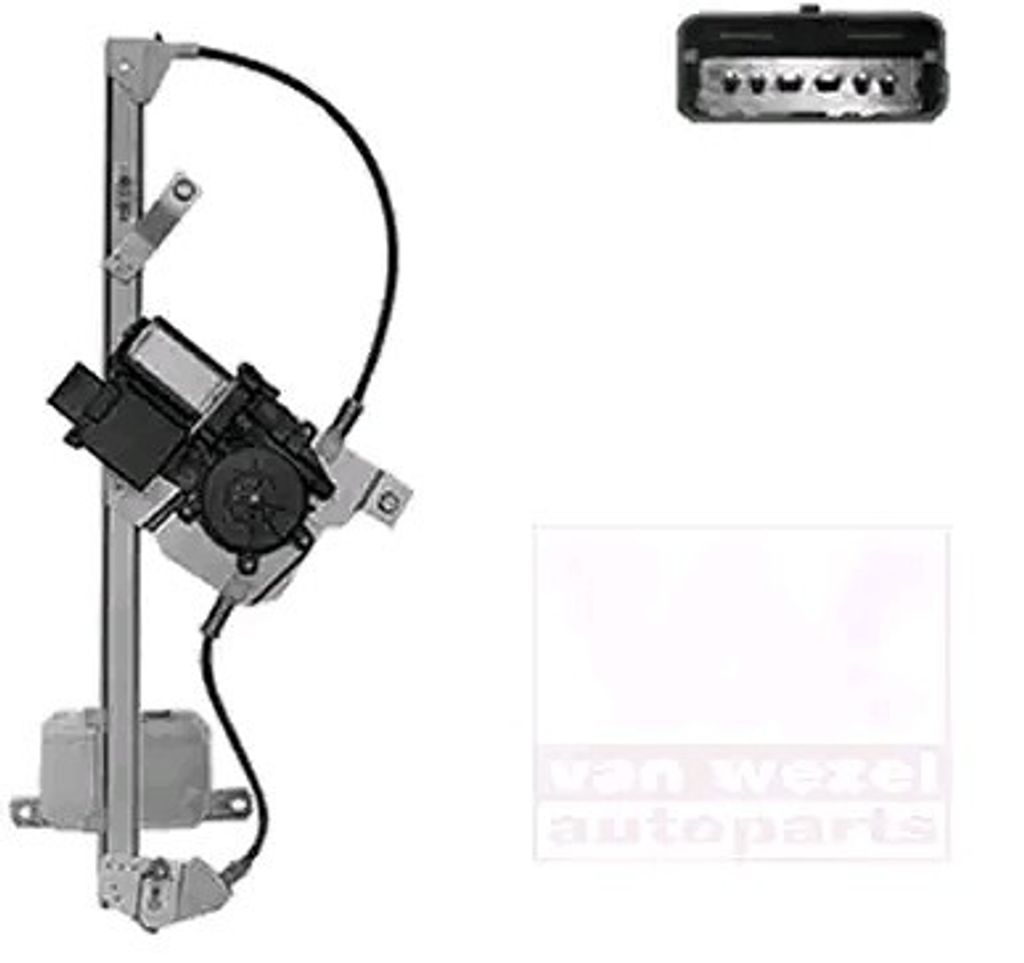 Fensterheber Vorne Rechts von VAN Wezel mit Elektromotor (4029270) Fensterheber Innenausstattung