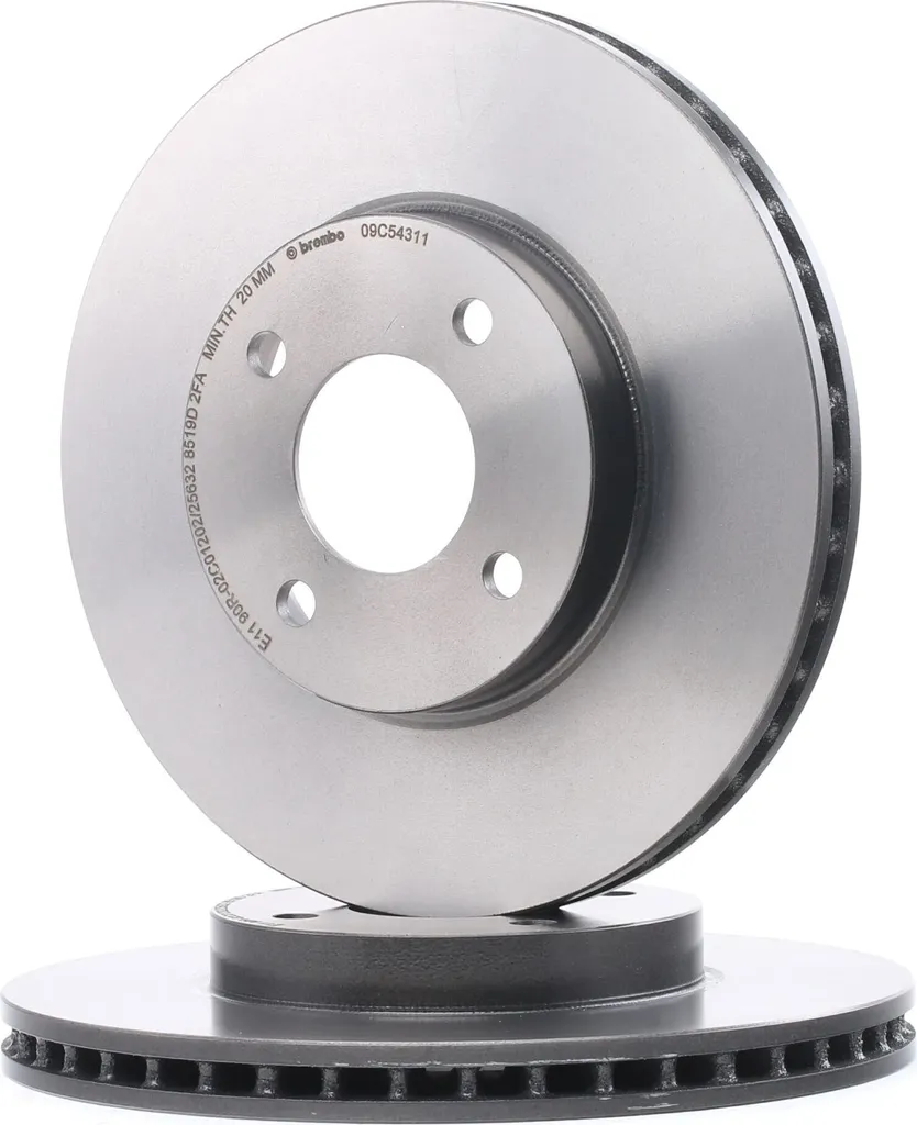 Disque de Frein Avant Brembo 09.C543.11 Compatible Nissan Note E12 K13