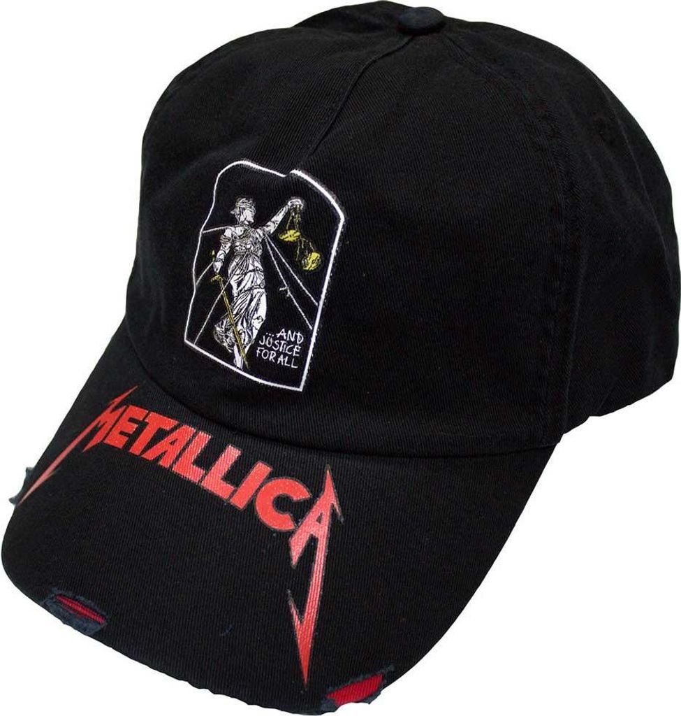 Metallica - "And Justice For All" Baseball-Mütze RO12530 (Einheitsgröße) (Schwarz)