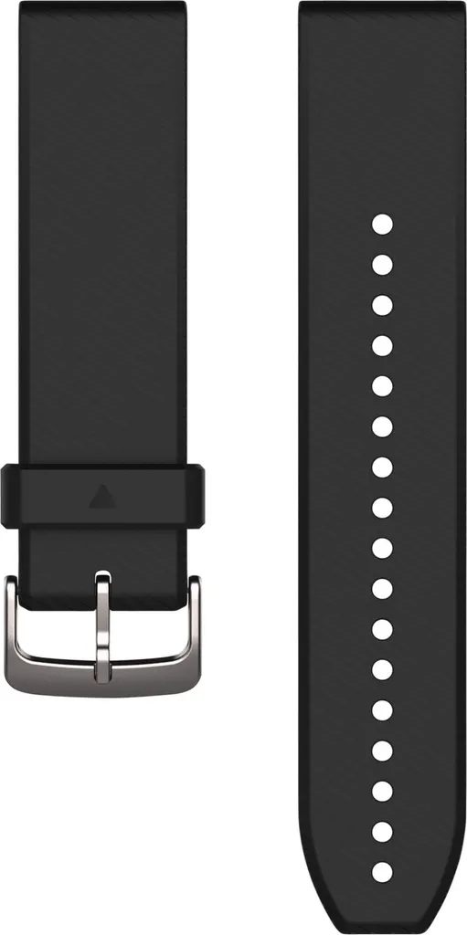 Bracelet de Remplacement QuickFit 22 Noir pour Garmin en Silicone