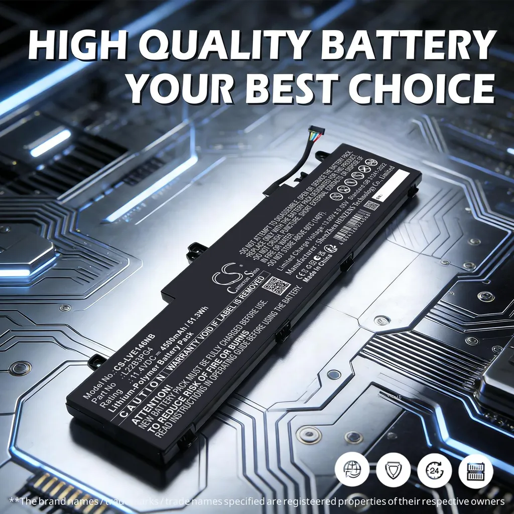 Batteria TECHTEK per Lenovo ThinkPad E16 & E14 G6 | Torna al 100% - 4