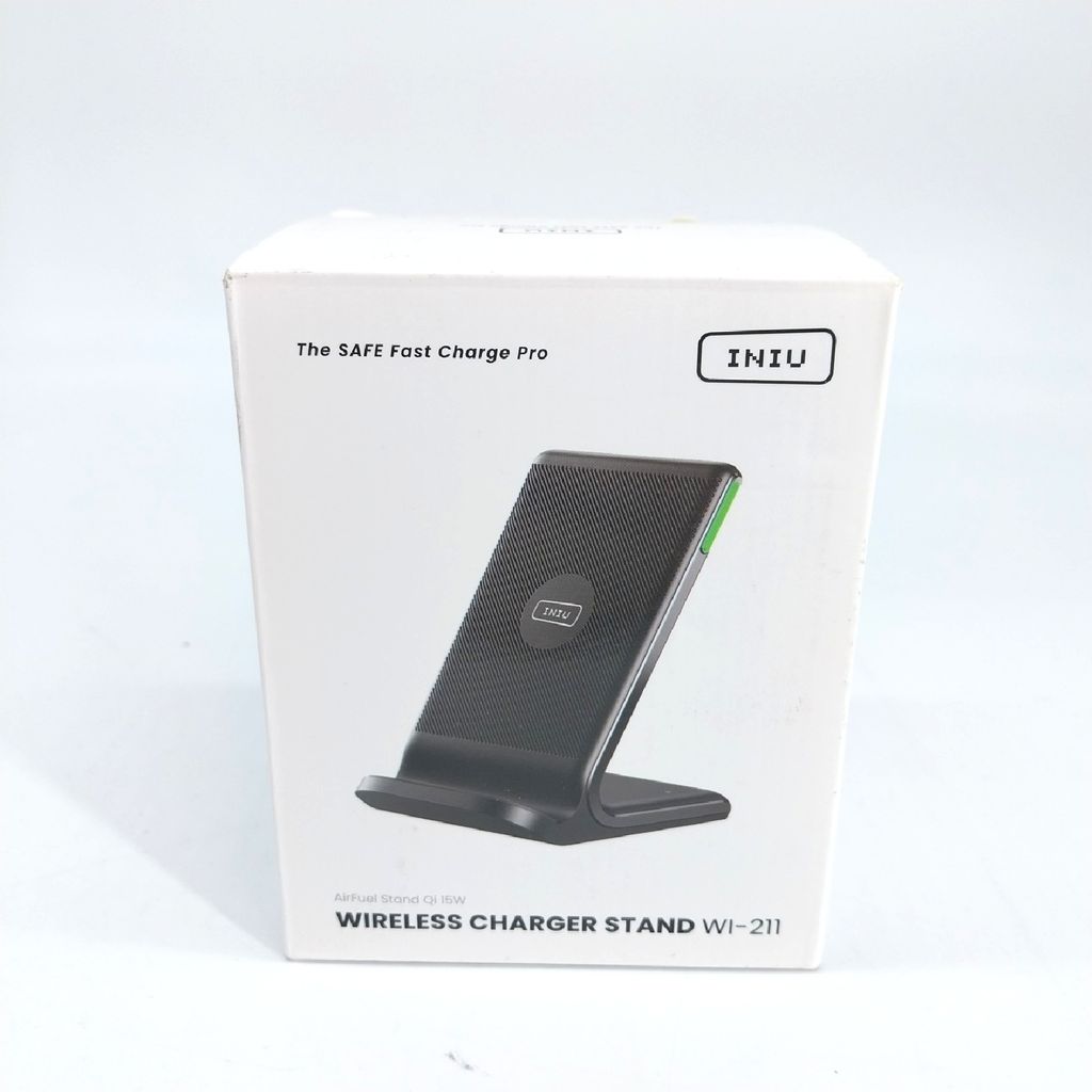 INIU Schnell Kabelloses Ladegerät Qi 15W Ladeständer Stand-Wireless Qi-Ladegerät
