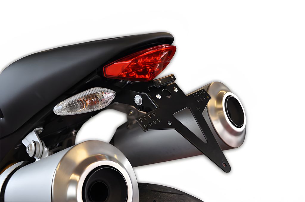 ZIEGER Classic Kennzeichenhalter kompatibel mit Ducati Monster 696 BJ 2008-14