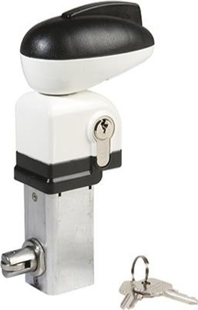 Zamek basenowy Locinox TWIST40, biały (RAL 9010) Zdjęcie produktu 