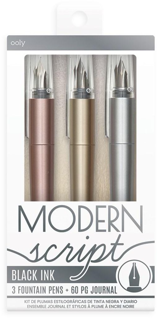 Ooly Füllfederhalter Set - Metallic Schrein und Tagebuch - Produktbild 