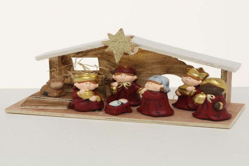 Boltze 1017918, Spezifisches Weihnachtsornament, Kunstharz, Mehrfarbig, LR44, CE, 1 Stück(e)