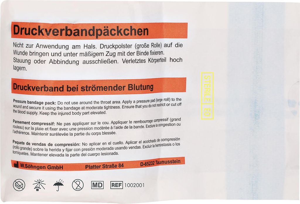 SÖHNGEN Druckverbandpäckchen Spezial 1002001