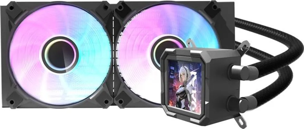 OFFERTA darkFlash DV240S CPU Cooler - Liquido AIO 240mm Display IPS