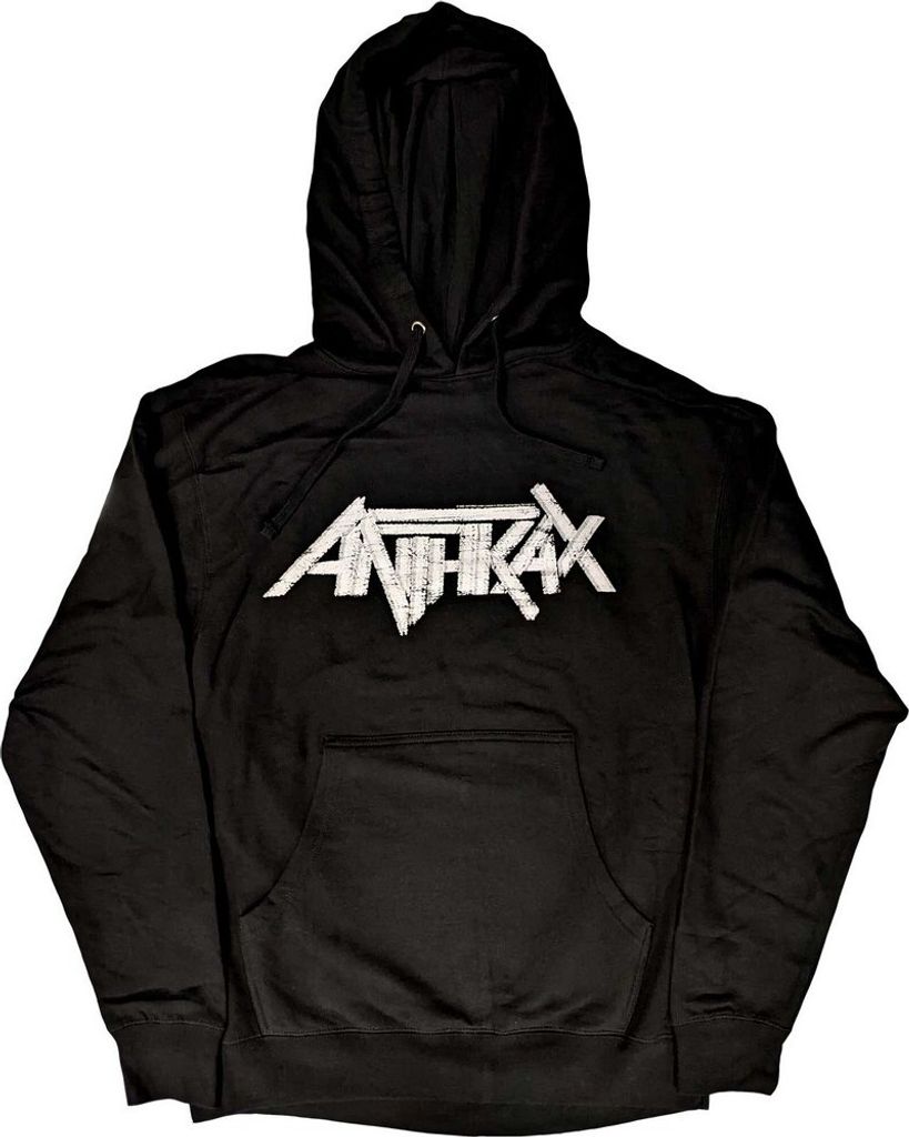 Anthrax - Kapuzenpullover für Herren/Damen Uni RO4956 (S) (Schwarz)