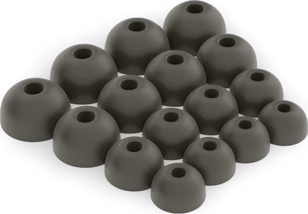 16 x Silikon Ohrstöpsel Ohrhörer Gummi Tipps Für Sony LinkBuds Fit Kopfhörer Ohrhörer in Schwarz