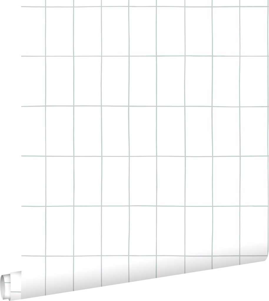 ESTAhome Tapeta małe kafelki szaro-niebieskim 53 cm x 10.05 Zdjęcie produktu 