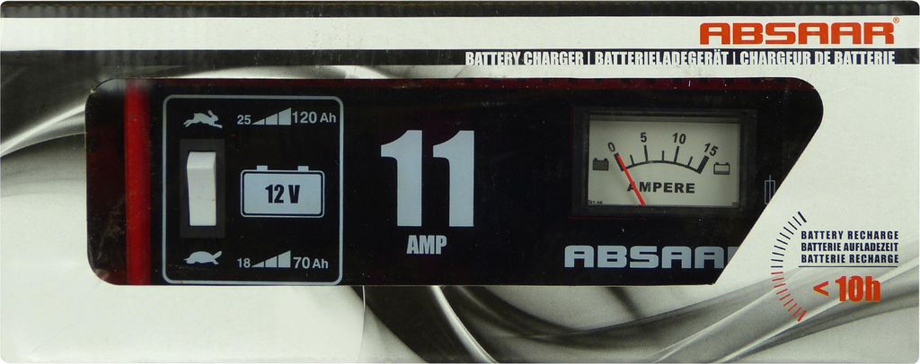 Ładowarka akumulatorów Absaar 12 V 11 A Zdjęcie produktu 