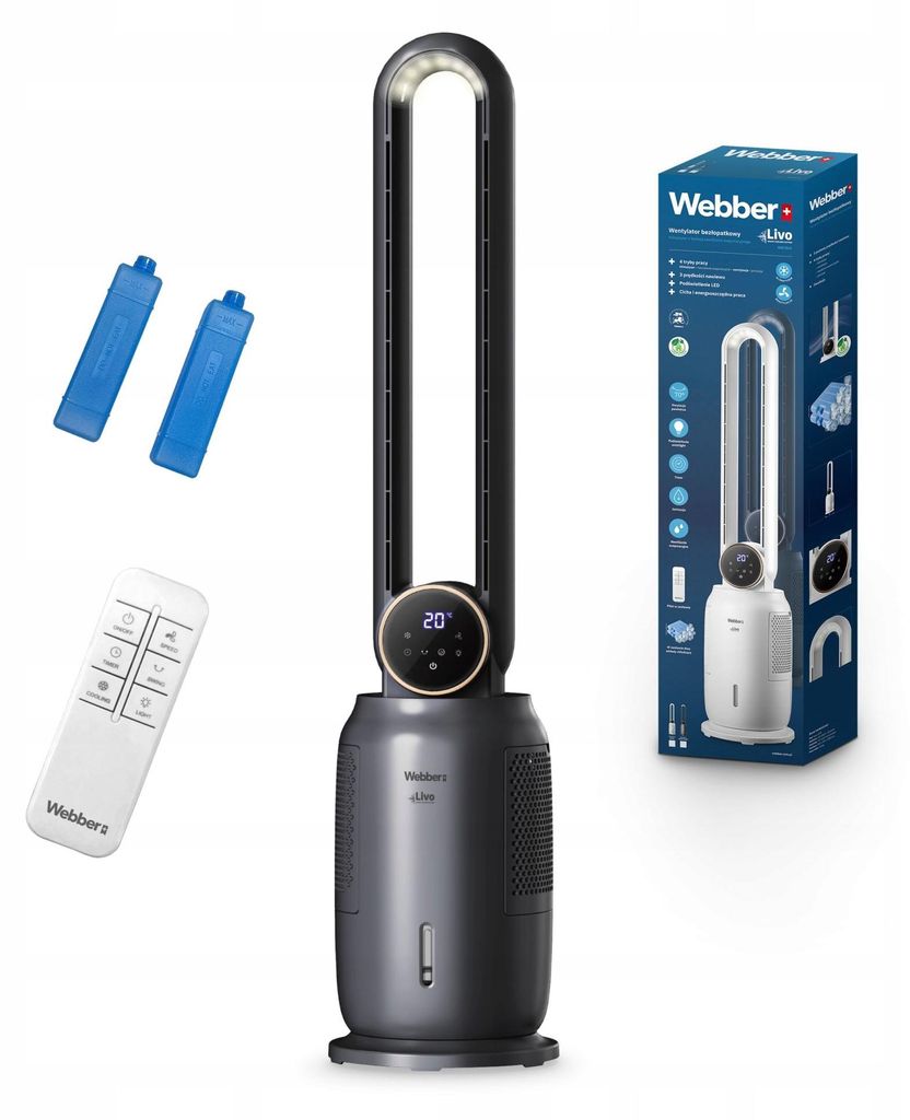 WEBBER WB1840G BEZKRÍDLOVÝ VENTILÁTOR – CHLADENIE, Obrázok produktu 