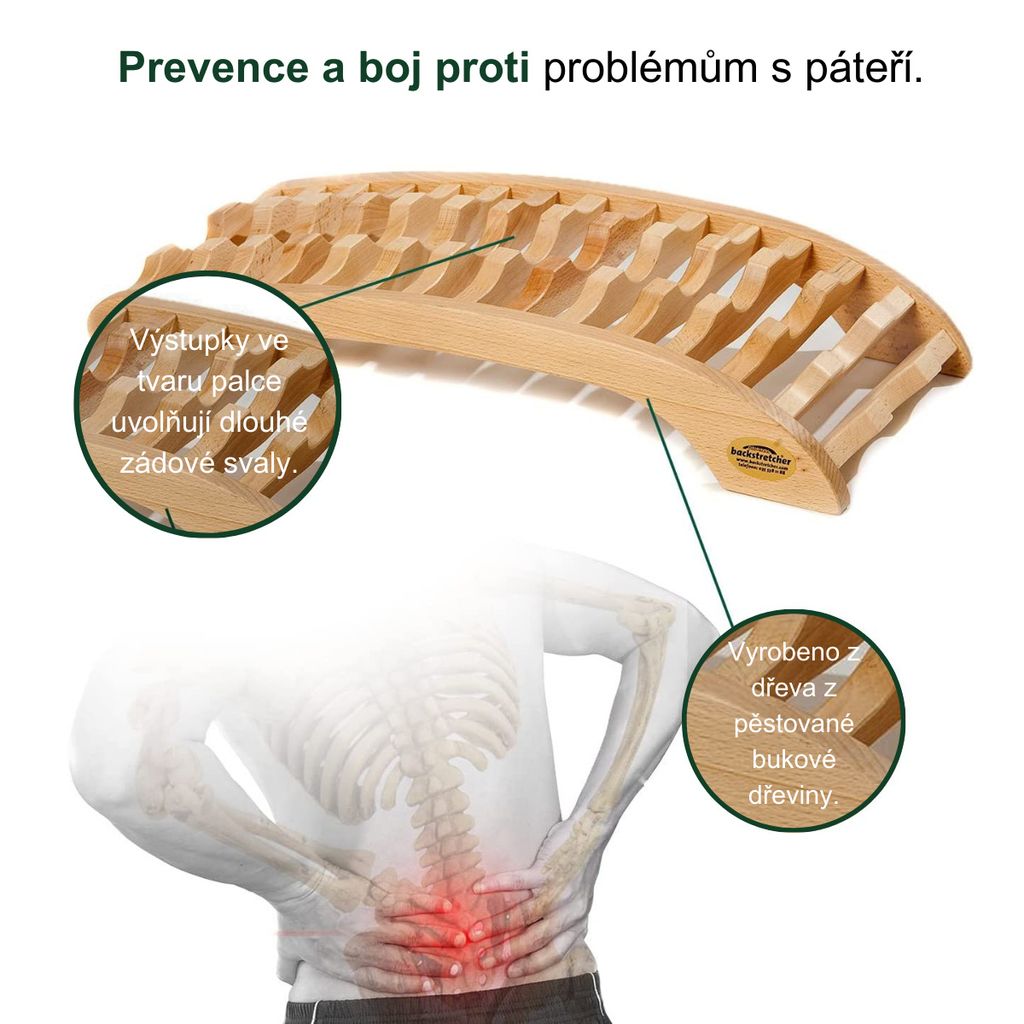 Backstretcher Original - Drewniany przyrząd do rozciągania Zdjęcie produktu 